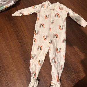 Rainbow Print Kids One Piece